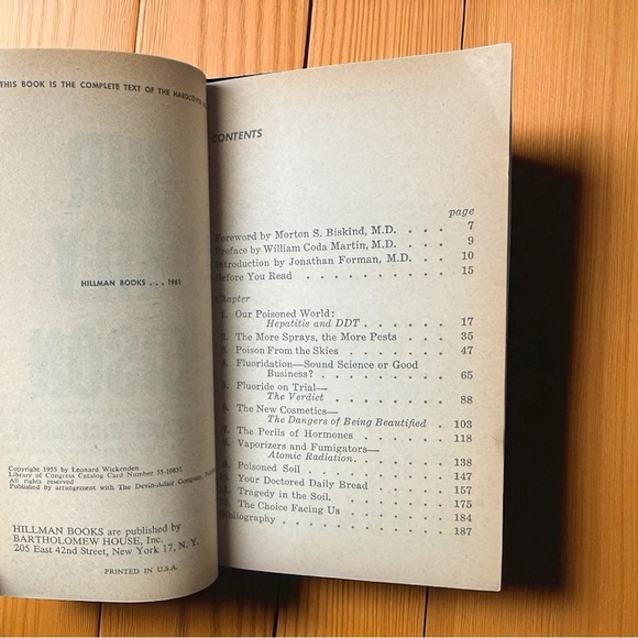 Our Daily Poison – Leonard Wickenden (1961, Hillman Books, Vintage Paperback) - Picture 7 of 8